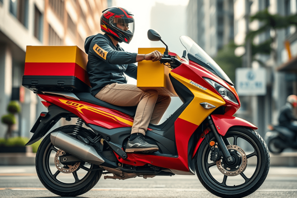a-motorbike-delivery-with-red-and-yellow-color-theme